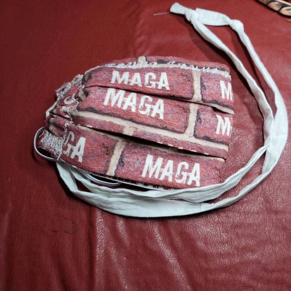 Cloth Face Mask - Silver/Copper Filters- MAGA WALL